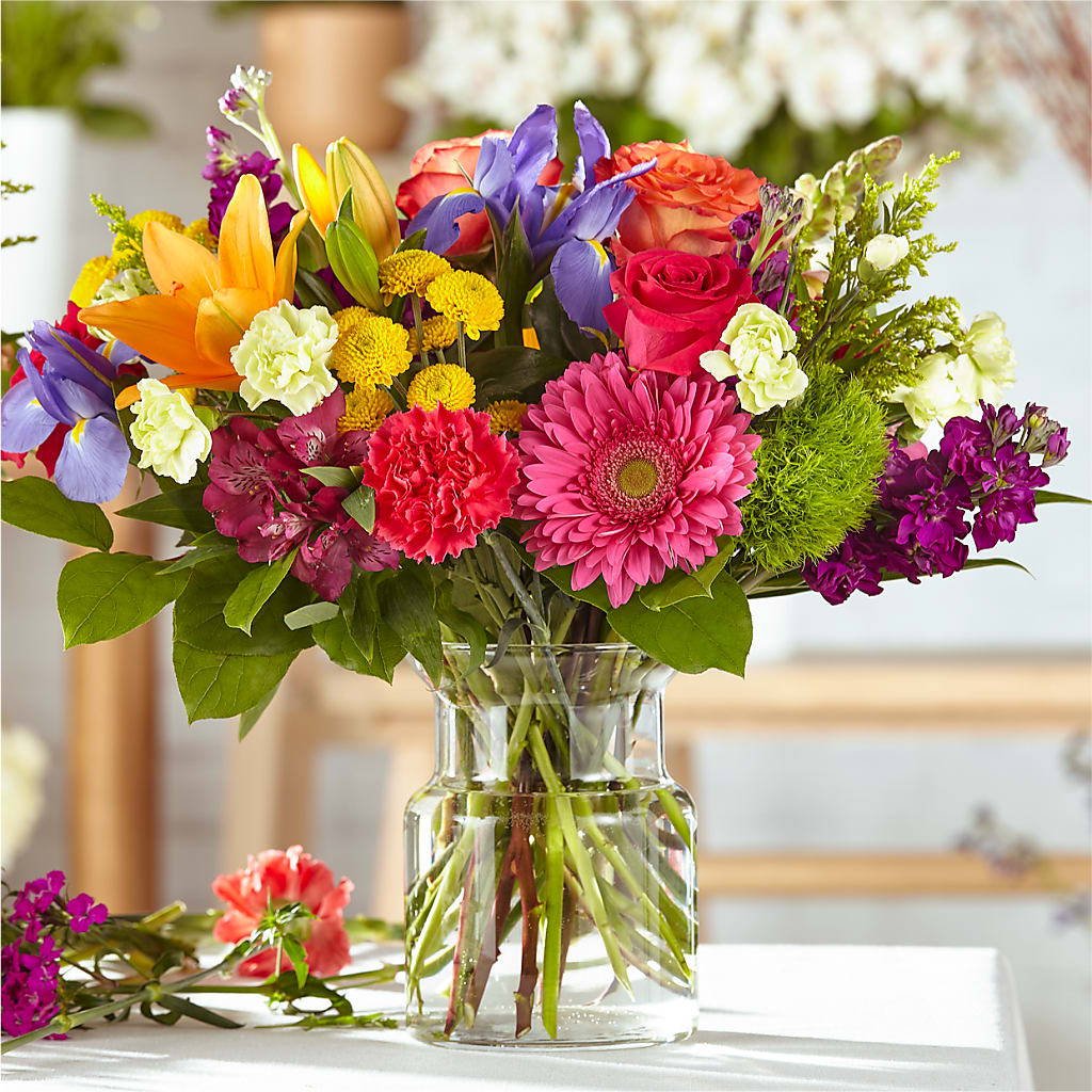 Bold & Bright – A Florist Original – Knaup Floral Inc, Cape Girardeau MO