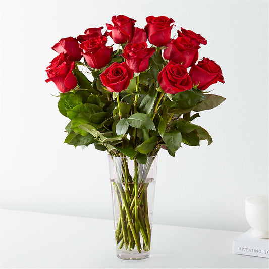 Long Stem Red Rose Bouquet – Knaup Floral Inc, Cape Girardeau MO