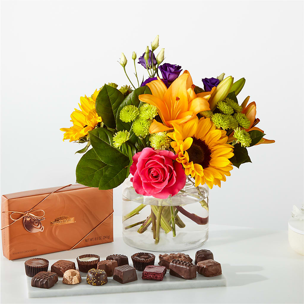 Best Day Bouquet and Chocolate Bundle – Knaup Floral Inc, Cape Girardeau MO