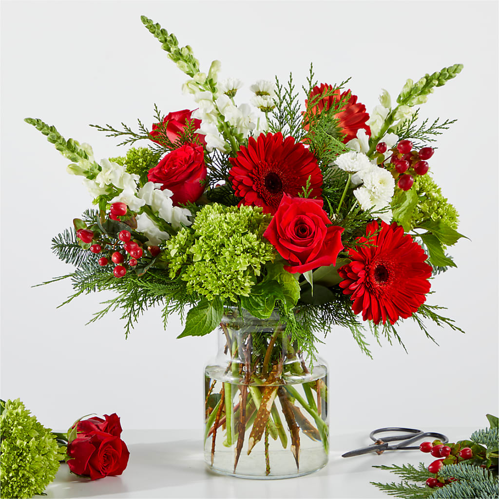 Merry Moment Bouquet – A Florist Original – Knaup Floral Inc, Cape Girardeau MO