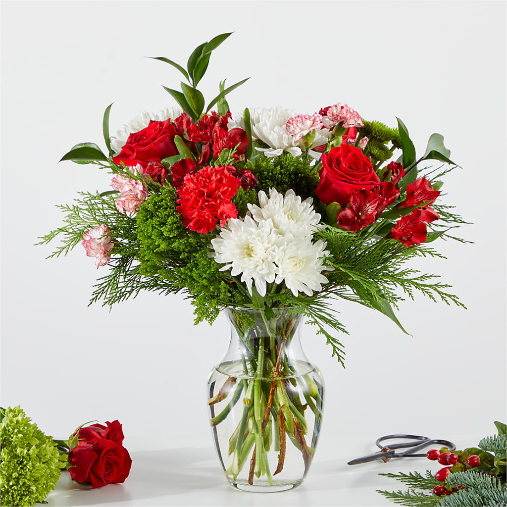 Merry Moment Bouquet – A Florist Original – Knaup Floral Inc, Cape Girardeau MO
