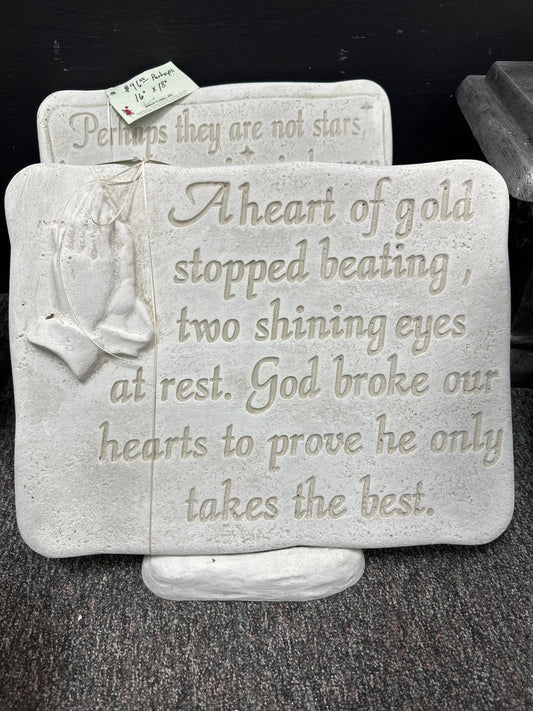 A heart of gold Stepping Stone