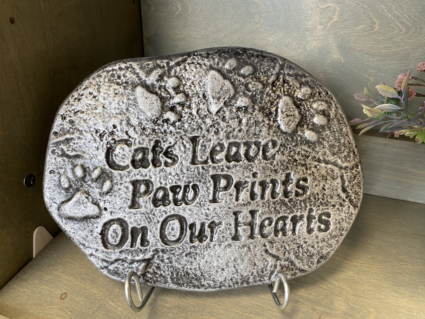 Cats Leave Paw Prints On Our Hearts Stepping Stone