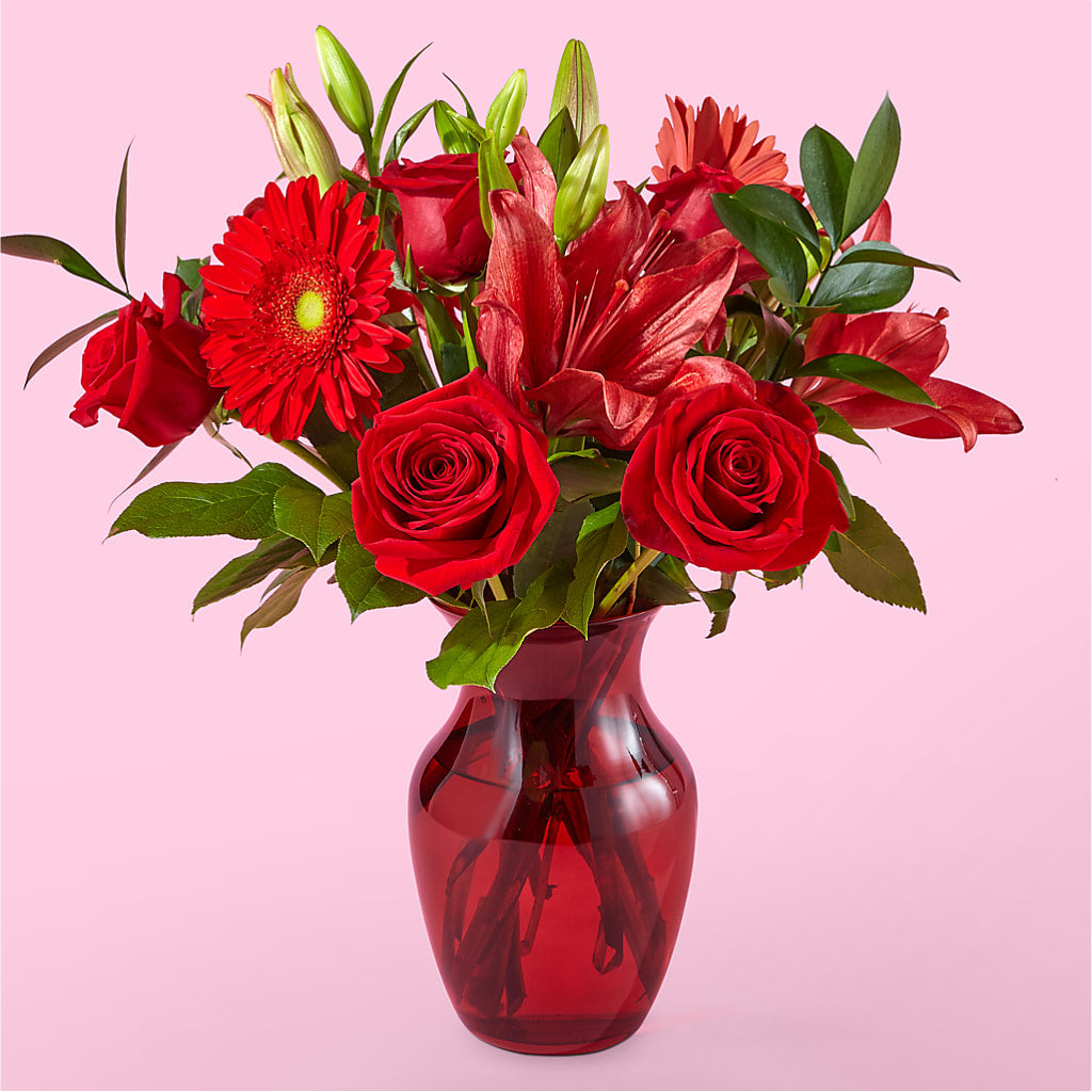 Burnin' Love Bouquet – Knaup Floral Inc, Cape Girardeau MO