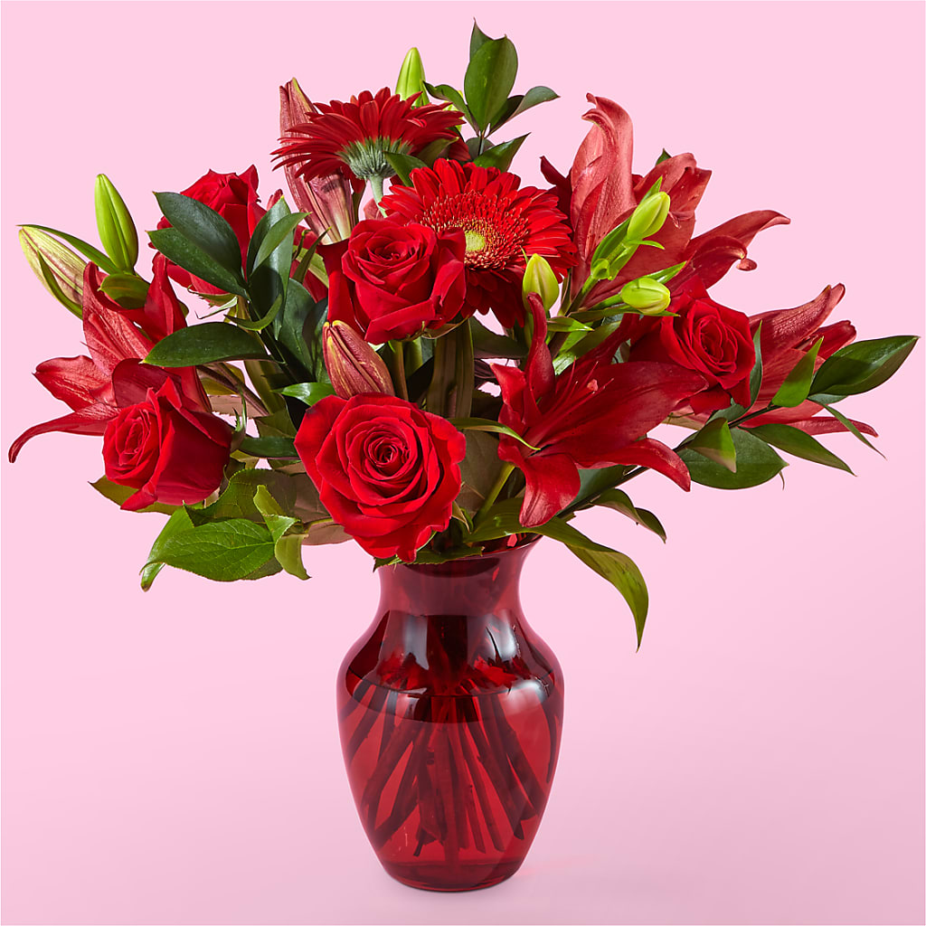 Burnin' Love Bouquet – Knaup Floral Inc, Cape Girardeau MO