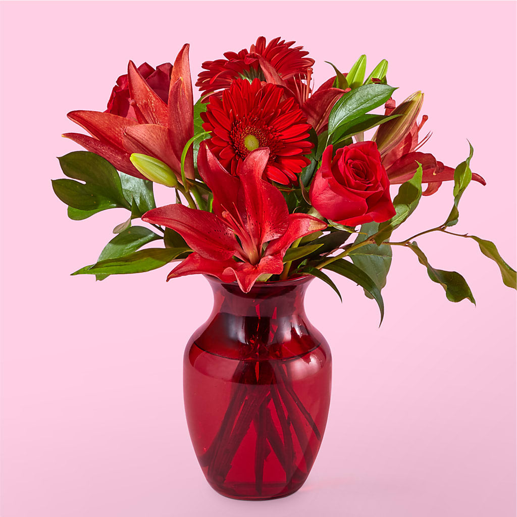 Burnin' Love Bouquet – Knaup Floral Inc, Cape Girardeau MO