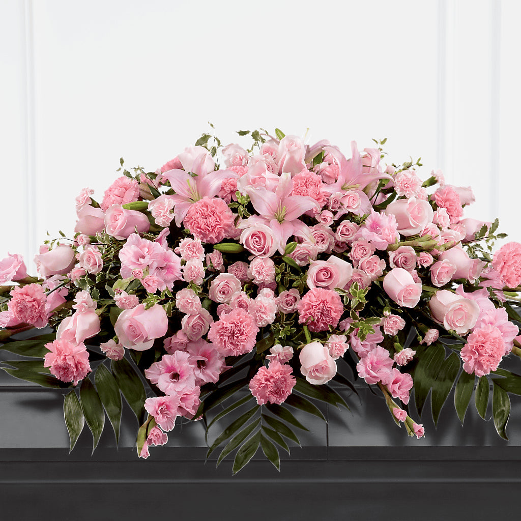 Garden of Comfort Casket Spray (Standard) – Knaup Floral Inc, Cape Girardeau MO