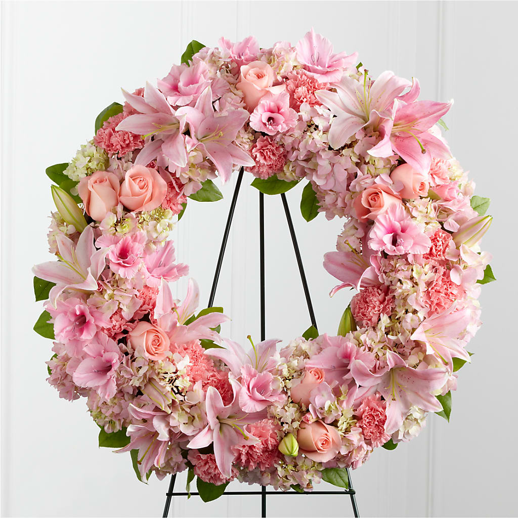 Loving Remembrance Wreath – Knaup Floral Inc, Cape Girardeau MO