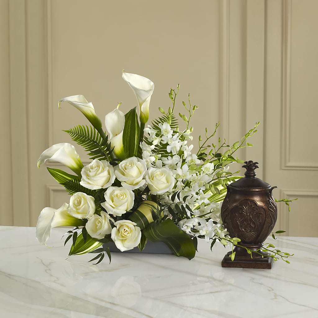 At Peace Arrangement – Knaup Floral Inc, Cape Girardeau MO