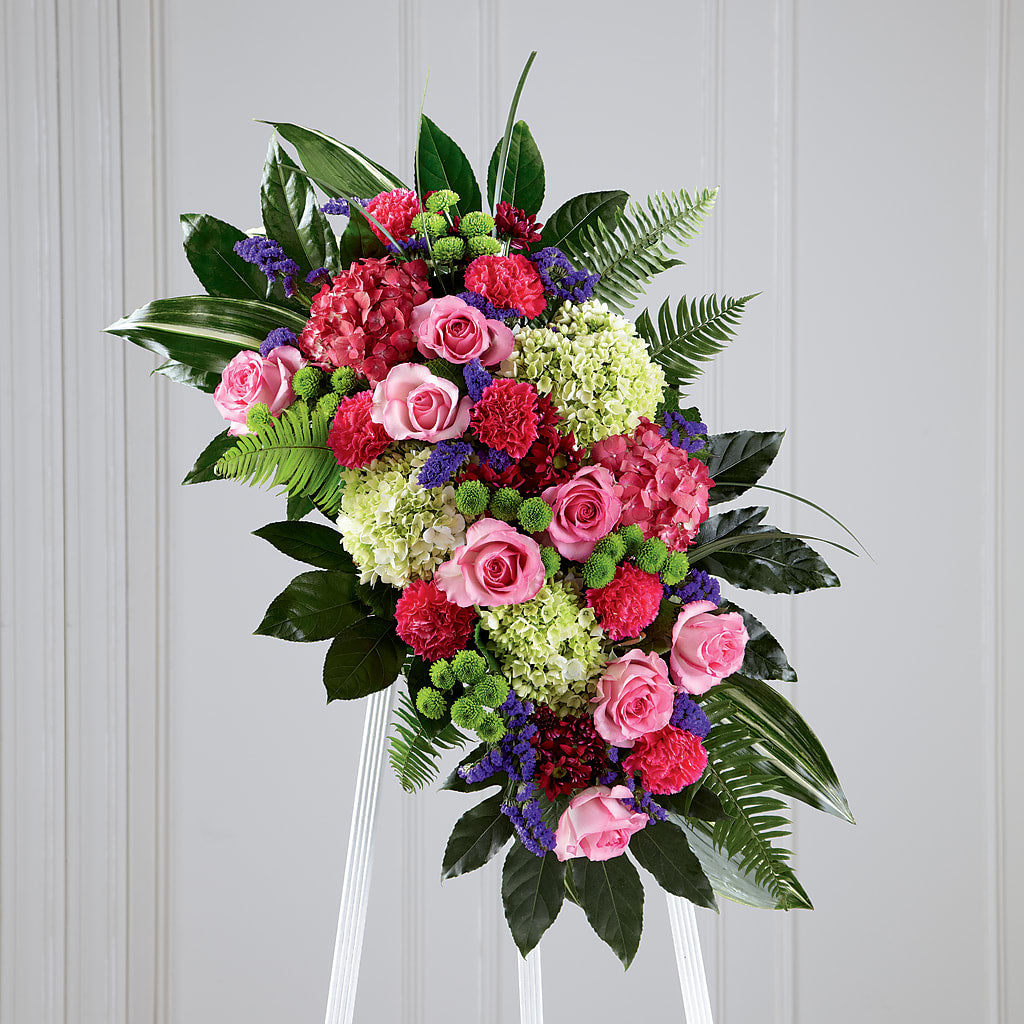 Refreshing Mix Standing Spray – Knaup Floral Inc, Cape Girardeau MO