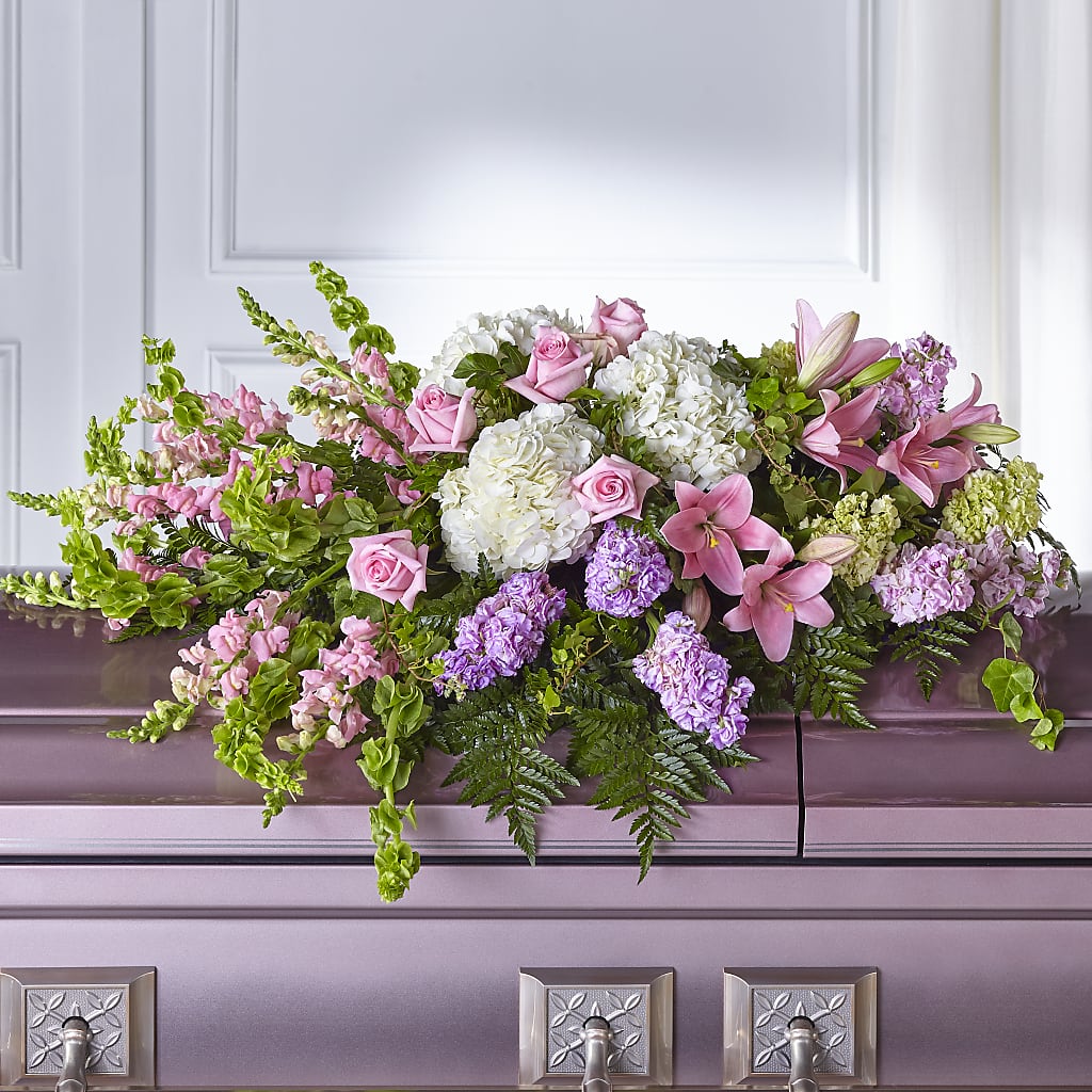 Life's Gratitude Casket Spray – Knaup Floral Inc, Cape Girardeau MO