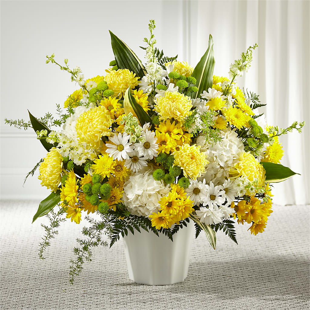 Unity & Grace Floor Basket – Knaup Floral Inc, Cape Girardeau MO