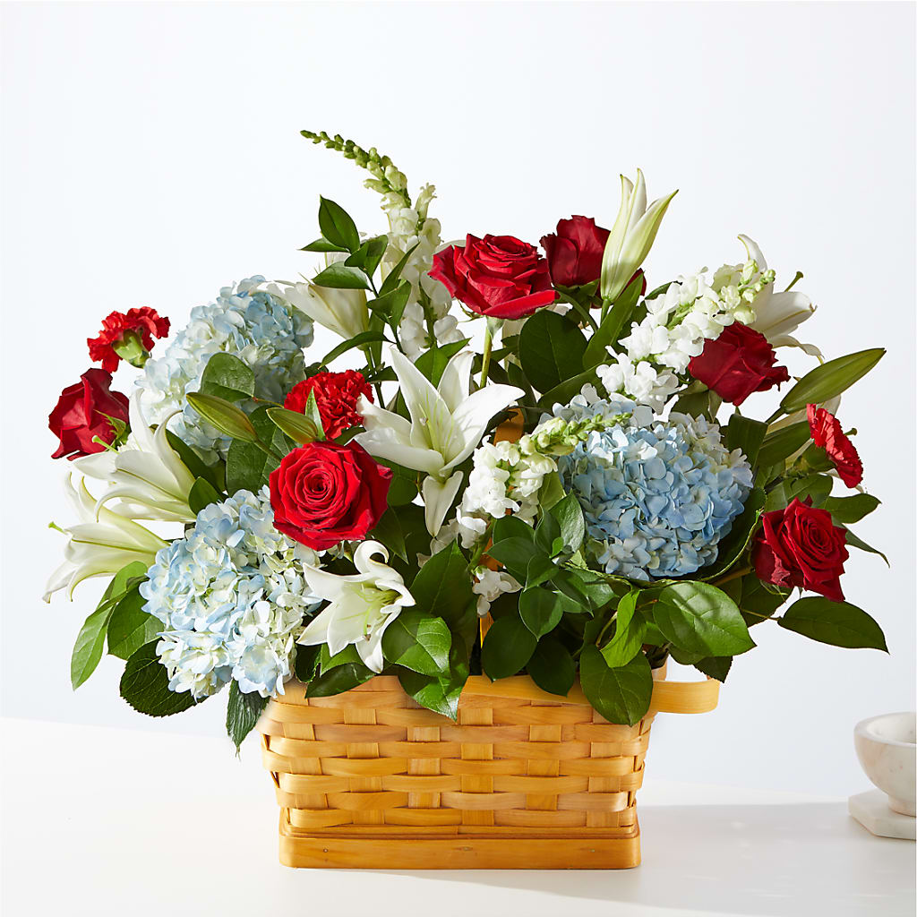 Greater Glory Basket – Knaup Floral Inc, Cape Girardeau MO