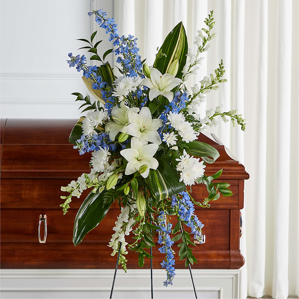 Eternal Impressions Standing Spray – Knaup Floral Inc, Cape Girardeau MO