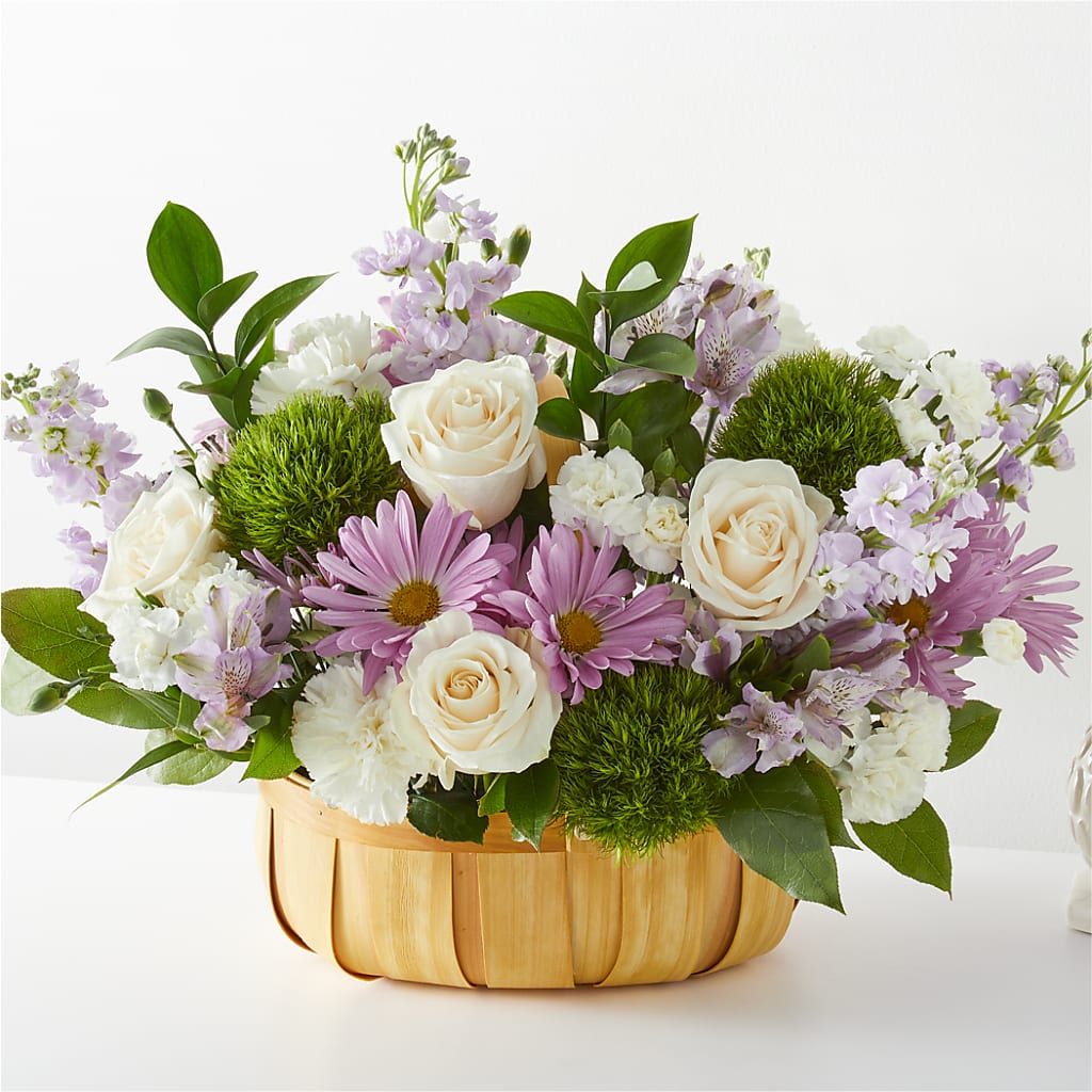 Peace & Love Basket – Knaup Floral Inc, Cape Girardeau MO