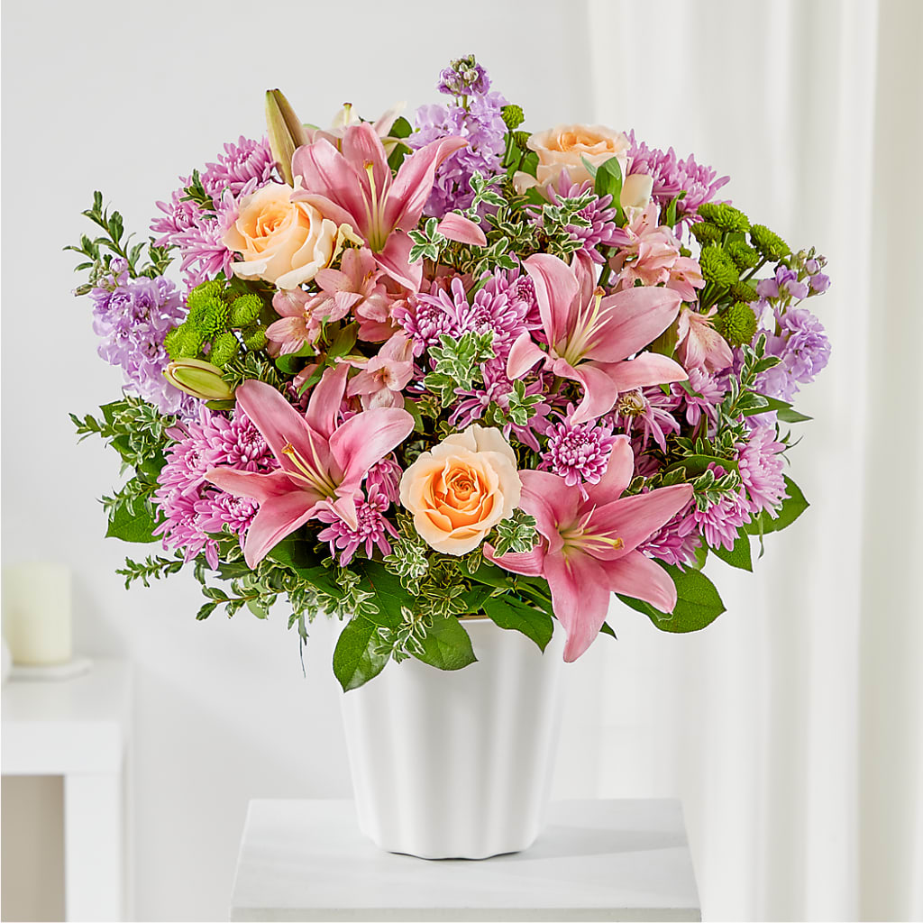 Supportive Embrace Tabletop Basket – Knaup Floral Inc, Cape Girardeau MO