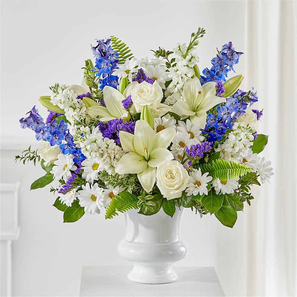 Expressions of Hope Urn Arrangement – Knaup Floral Inc, Cape Girardeau MO
