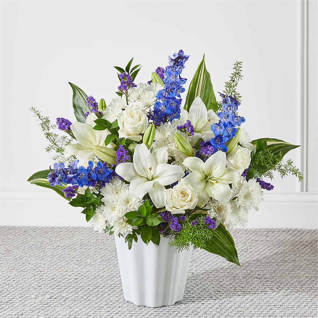 Take Comfort Floor Basket – Knaup Floral Inc, Cape Girardeau MO