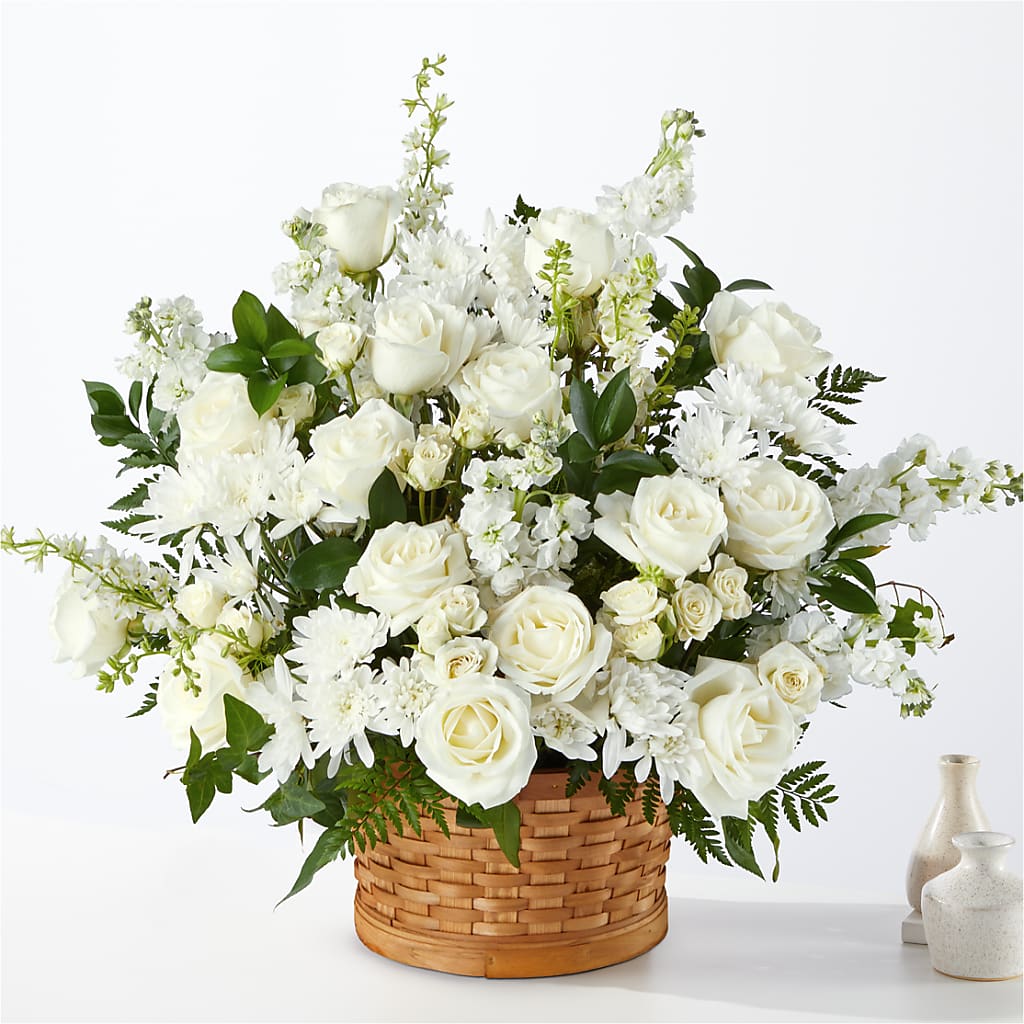 Heartfelt Condolences Arrangement – Knaup Floral Inc, Cape Girardeau MO