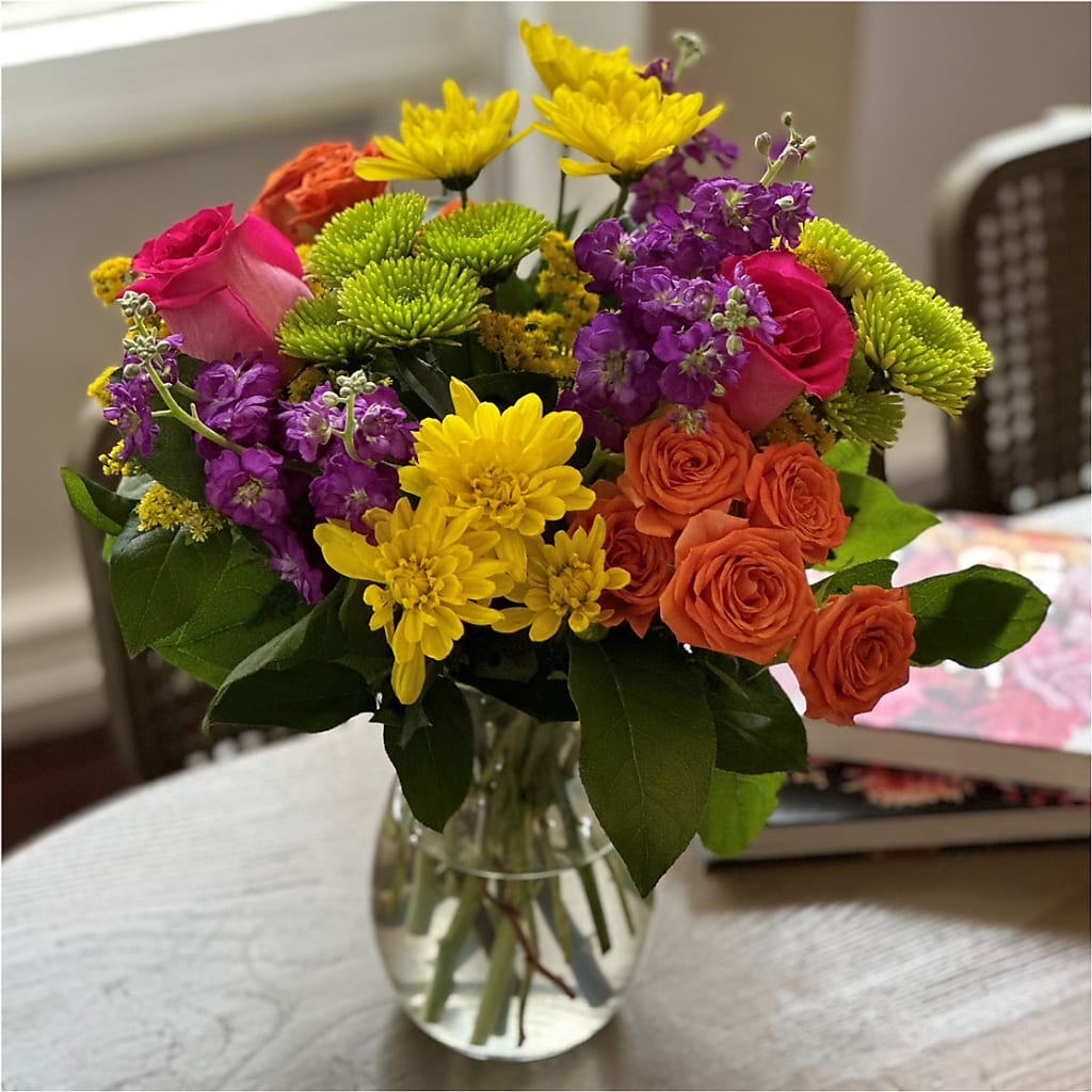 Bold & Bright – A Florist Original –  Knaup Floral Inc, Cape Girardeau MO