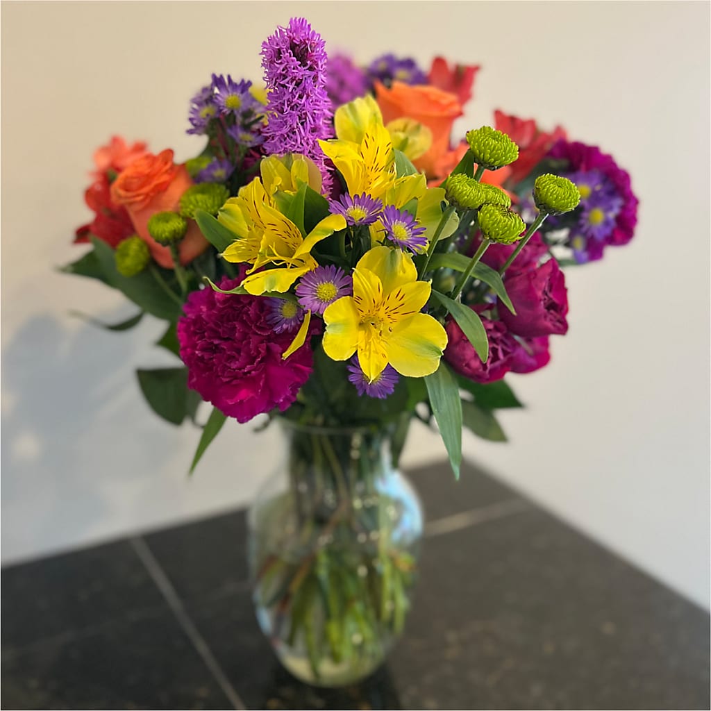 Bold & Bright – A Florist Original –  Knaup Floral Inc, Cape Girardeau MO