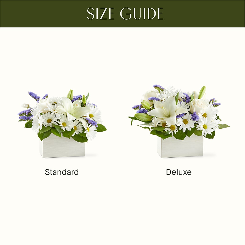 Beyond Blue Box Bouquet –  Knaup Floral Inc, Cape Girardeau MO