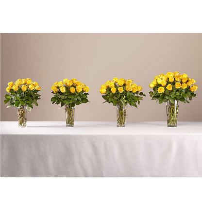 Long Stem Yellow Rose Bouquet –  Knaup Floral Inc, Cape Girardeau MO