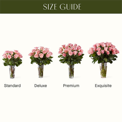 Long Stem Pink Rose Bouquet –  Knaup Floral Inc, Cape Girardeau MO