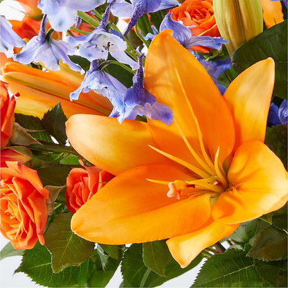 Radiant Citrus Bouquet –  Knaup Floral Inc, Cape Girardeau MO