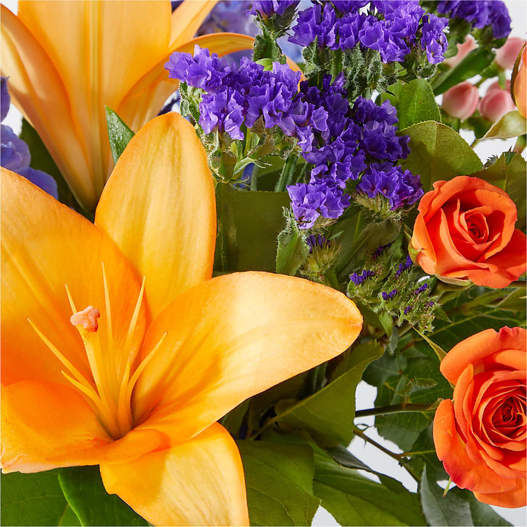 Radiant Citrus Bouquet –  Knaup Floral Inc, Cape Girardeau MO