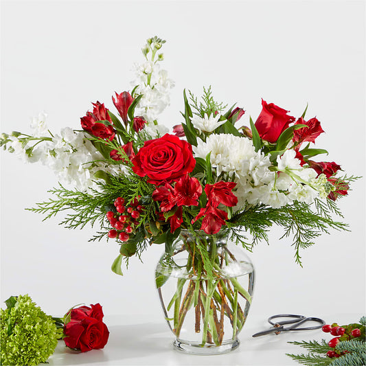 Merry Moment Bouquet – A Florist Original –  Knaup Floral Inc, Cape Girardeau MO