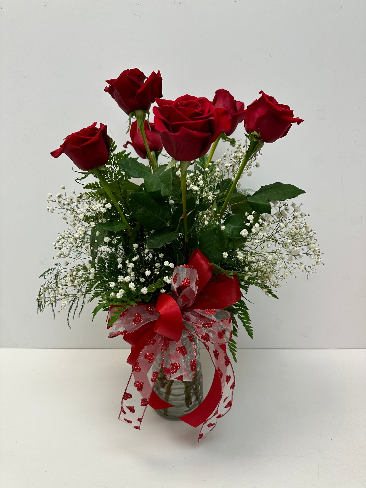 Knaup Floral Half Dozen Classic Rose Bouquet (other colors available)