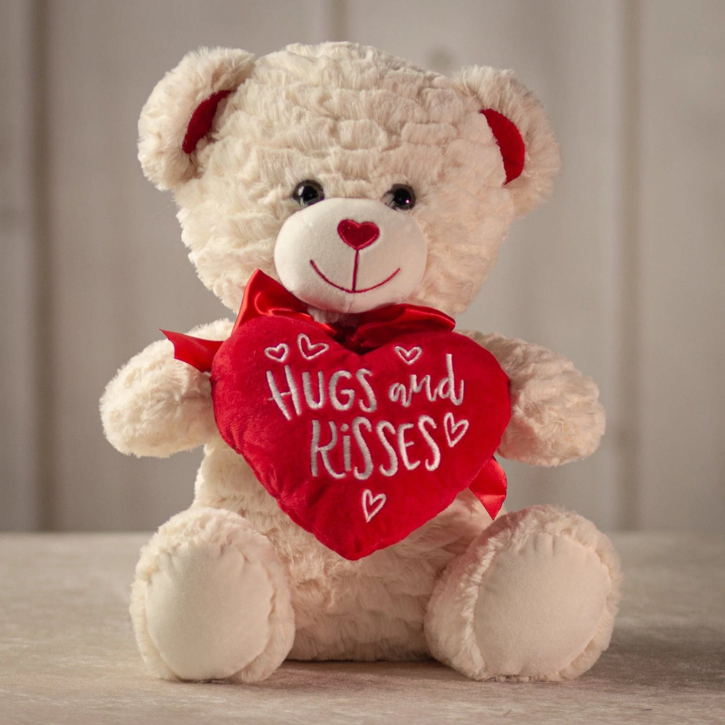 Hugs & Kisses 12" Plush Teddy Bear