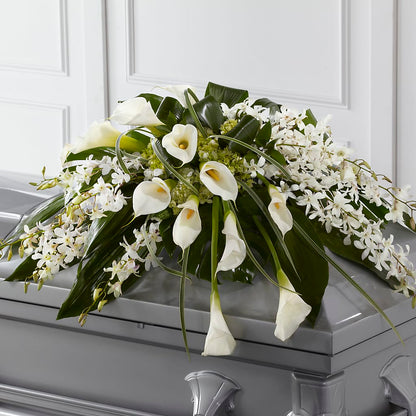 Angel Wings Casket Spray –  Knaup Floral Inc, Cape Girardeau MO