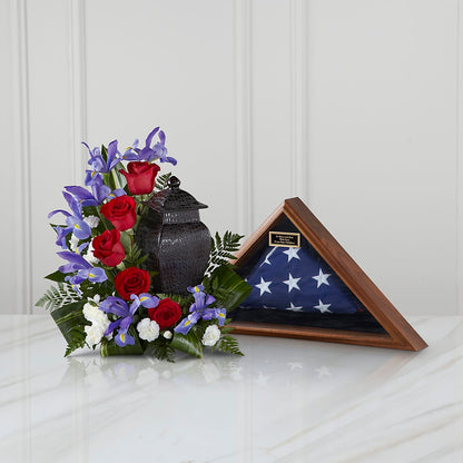 Patriotic Tribute Arrangement –  Knaup Floral Inc, Cape Girardeau MO
