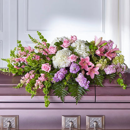 Life's Gratitude Casket Spray –  Knaup Floral Inc, Cape Girardeau MO