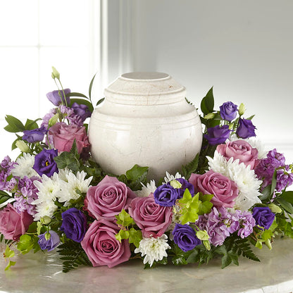 Blooming Sympathy Cremation Adornment –  Knaup Floral Inc, Cape Girardeau MO