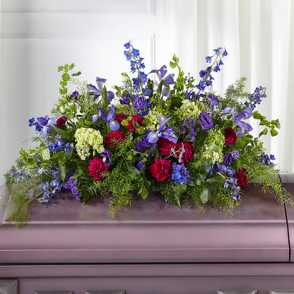 Always Treasured Casket Spray –  Knaup Floral Inc, Cape Girardeau MO