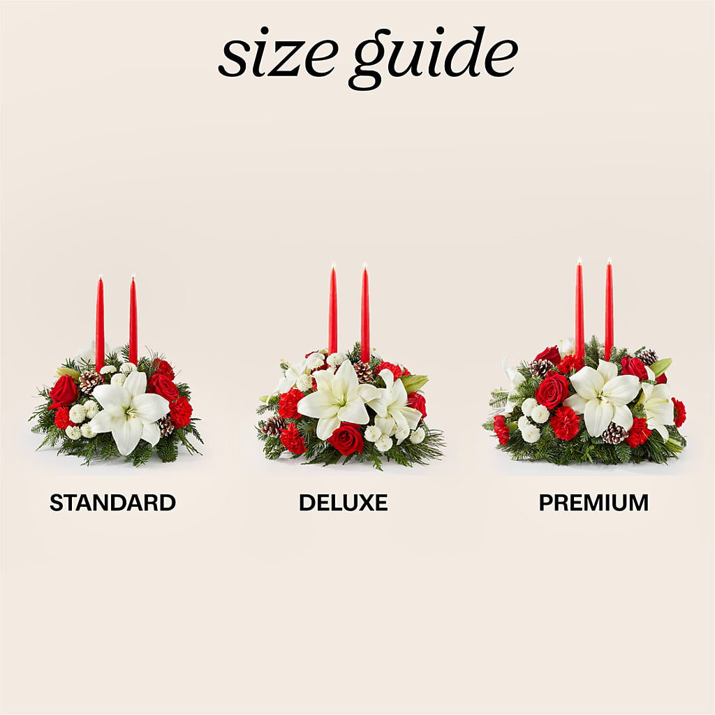 Seasonal Festivities Centerpiece –  Knaup Floral Inc, Cape Girardeau MO